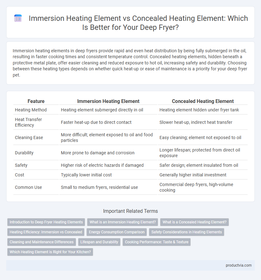 Immersion Heating Element vs Concealed Heating Element: Which Is Better for Your Deep Fryer?