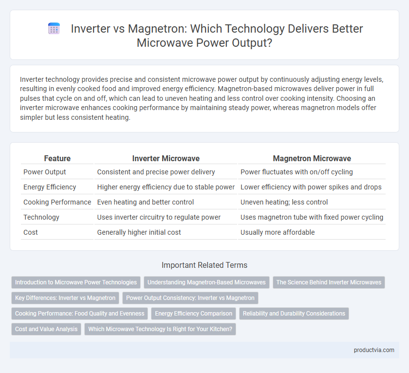 Inverter vs Magnetron: Which Technology Delivers Better Microwave Power Output?