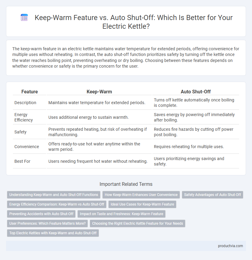 Keep-Warm Feature vs. Auto Shut-Off: Which Is Better for Your Electric Kettle?