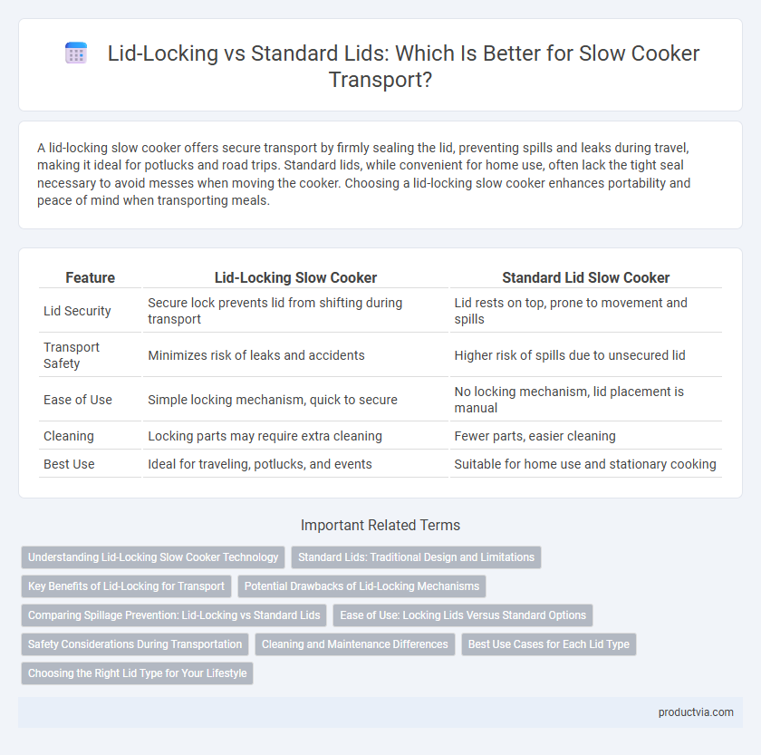 Lid-Locking vs Standard Lids: Which Is Better for Slow Cooker Transport?