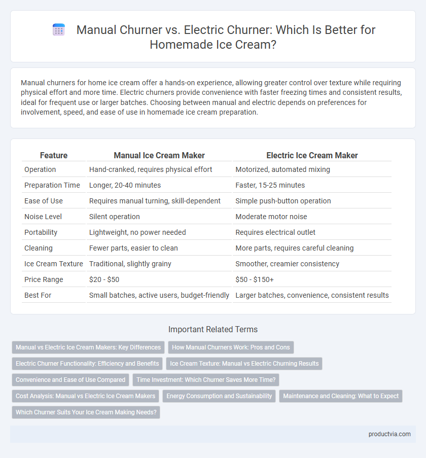 Manual Churner vs. Electric Churner: Which Is Better for Homemade Ice Cream?
