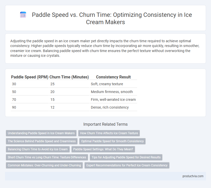 Paddle Speed vs. Churn Time: Optimizing Consistency in Ice Cream Makers