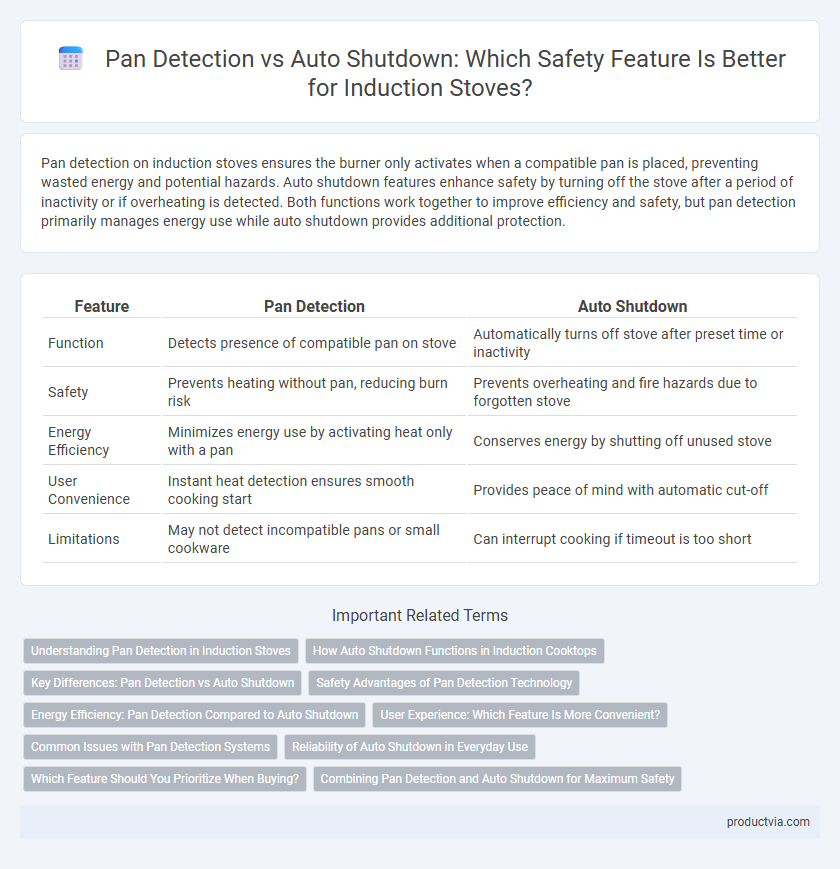 Pan Detection vs Auto Shutdown: Which Safety Feature Is Better for Induction Stoves?