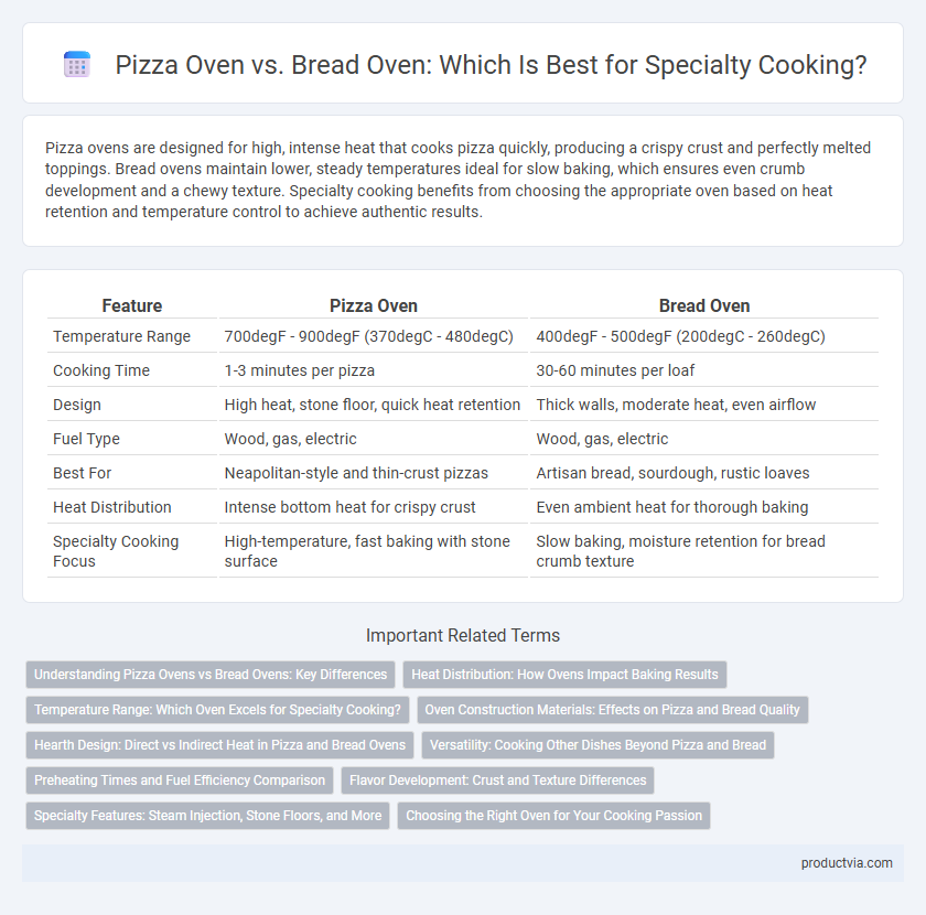 Pizza Oven vs. Bread Oven: Which Is Best for Specialty Cooking?