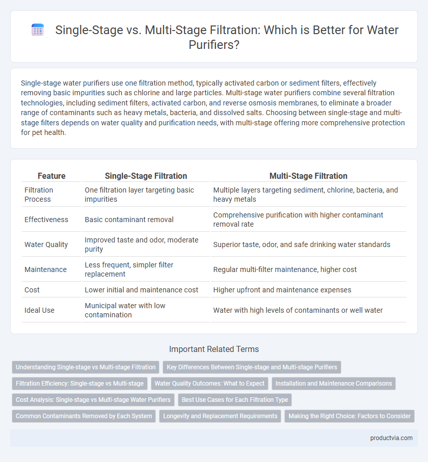 Single-Stage vs. Multi-Stage Filtration: Which is Better for Water Purifiers?