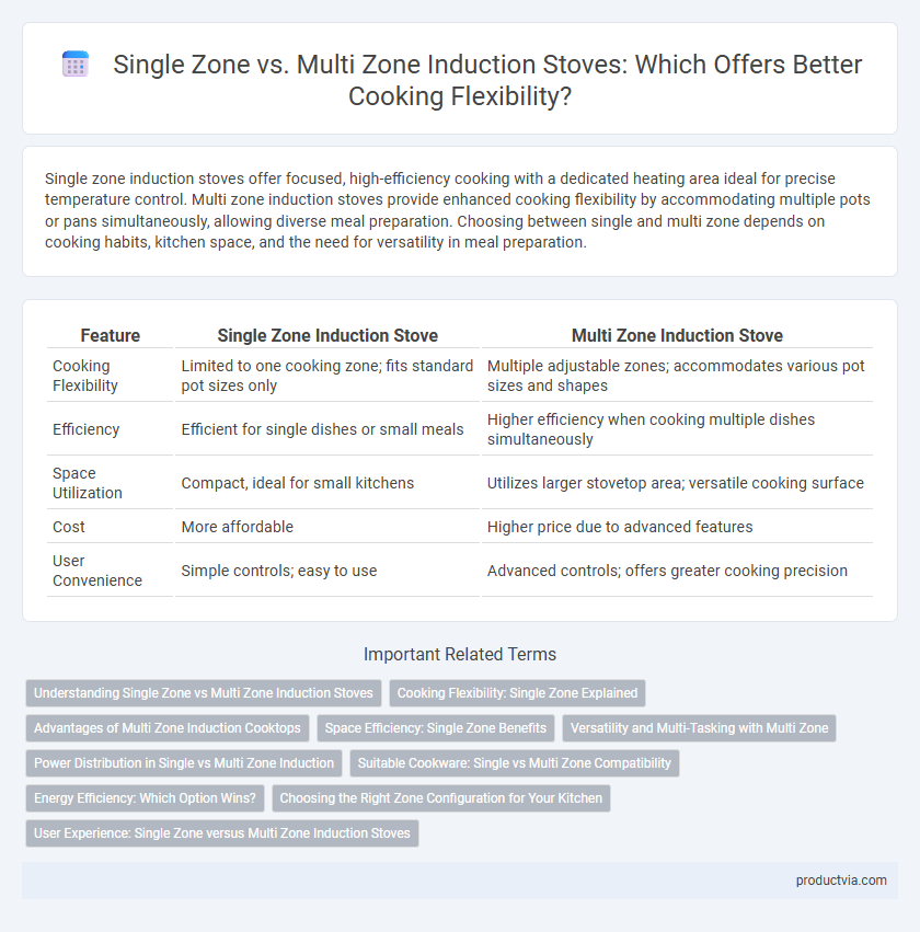 Single Zone vs. Multi Zone Induction Stoves: Which Offers Better Cooking Flexibility?