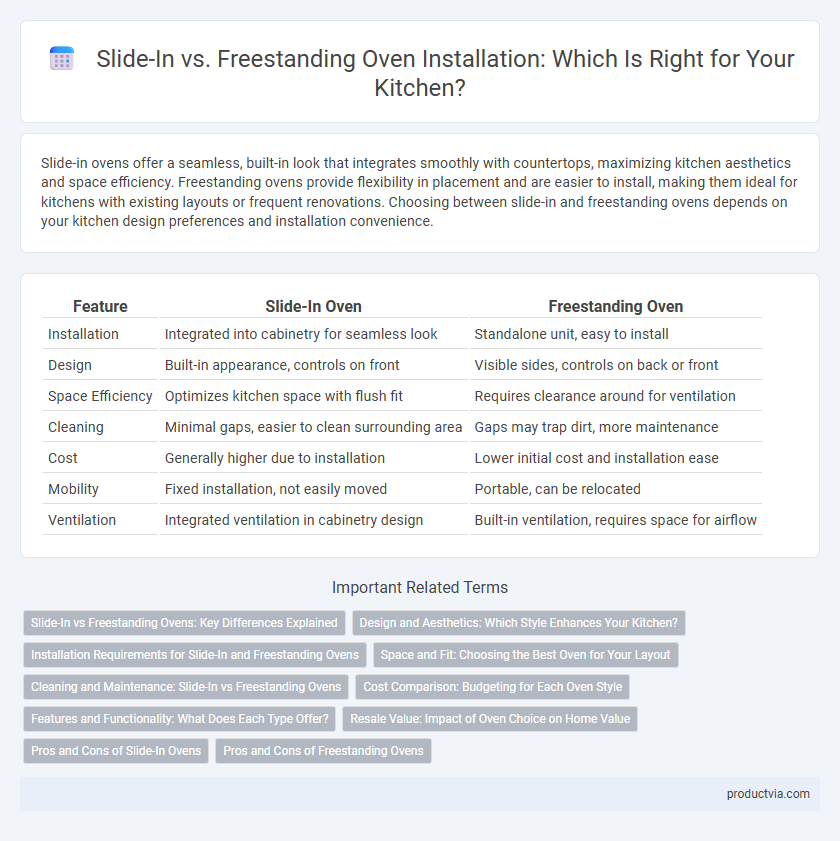 Slide-In vs. Freestanding Oven Installation: Which Is Right for Your Kitchen?