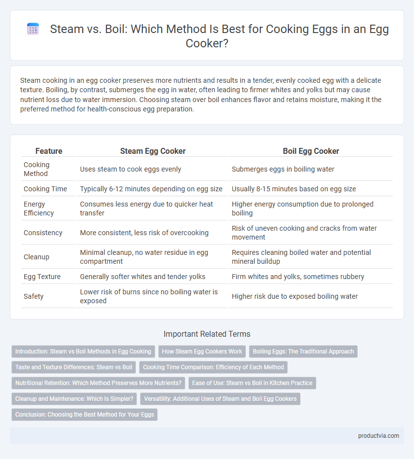 Steam vs. Boil: Which Method Is Best for Cooking Eggs in an Egg Cooker?