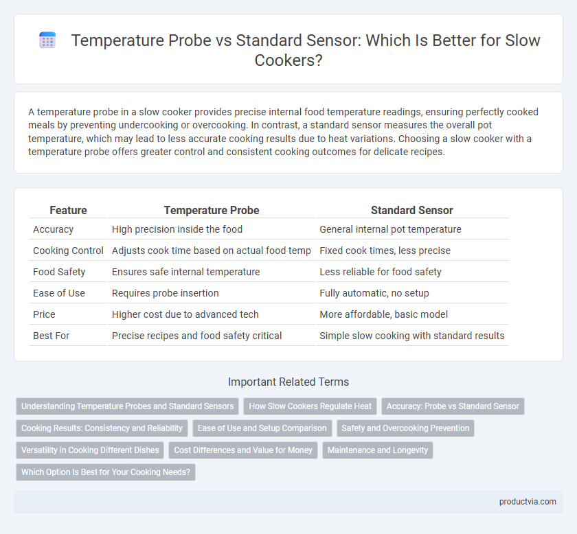 Temperature Probe vs Standard Sensor: Which Is Better for Slow Cookers?