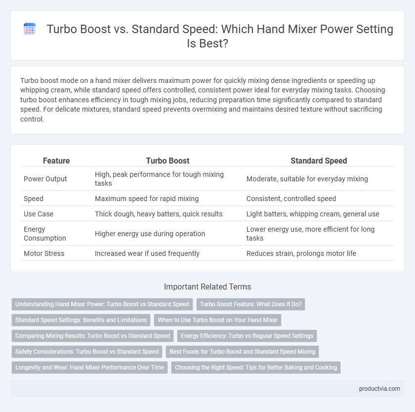 Turbo Boost vs. Standard Speed: Which Hand Mixer Power Setting Is Best?