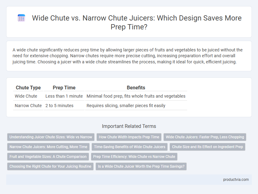 Wide Chute vs. Narrow Chute Juicers: Which Design Saves More Prep Time?