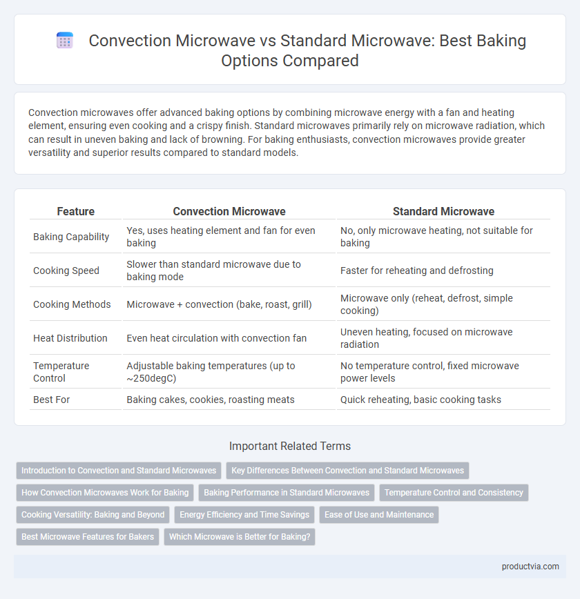 Convection Microwave vs Standard Microwave: Best Baking Options Compared