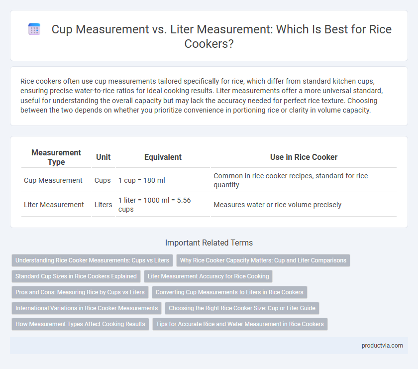 Cup Measurement vs. Liter Measurement: Which Is Best for Rice Cookers?