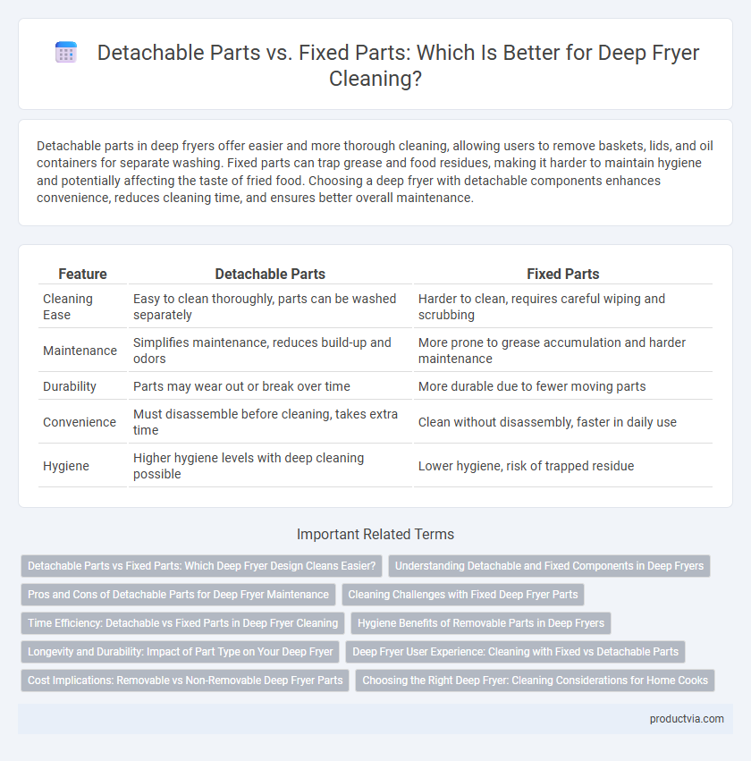 Detachable Parts vs. Fixed Parts: Which Is Better for Deep Fryer Cleaning?
