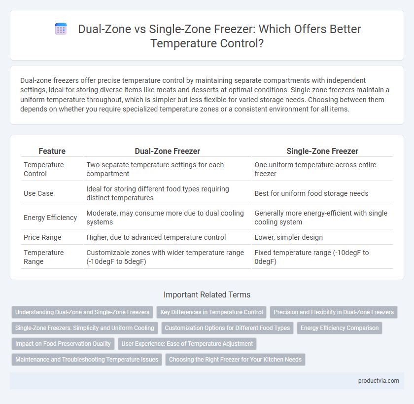 Dual-Zone vs Single-Zone Freezer: Which Offers Better Temperature Control?