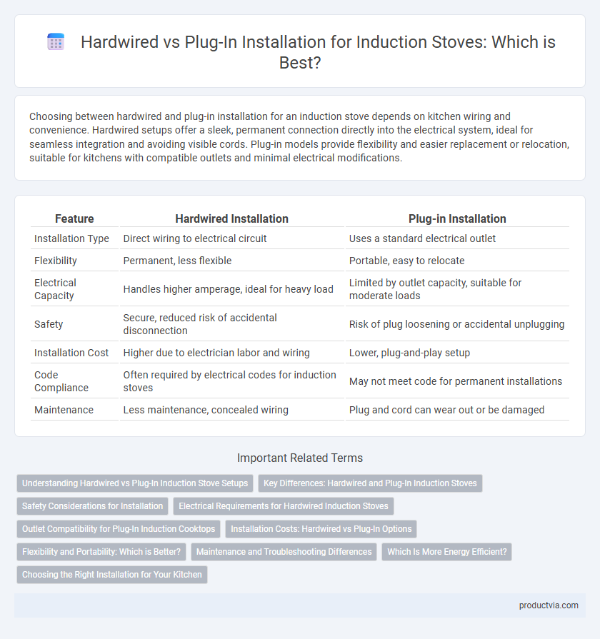 Hardwired vs Plug-In Installation for Induction Stoves: Which is Best?