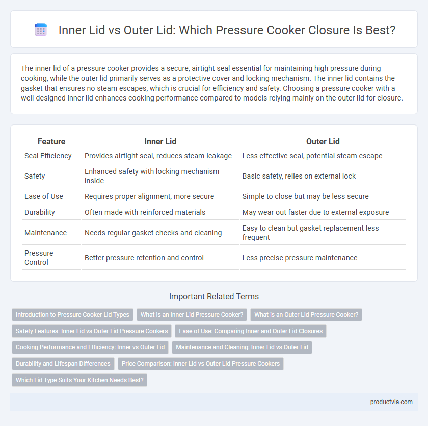 Inner Lid vs Outer Lid: Which Pressure Cooker Closure Is Best?