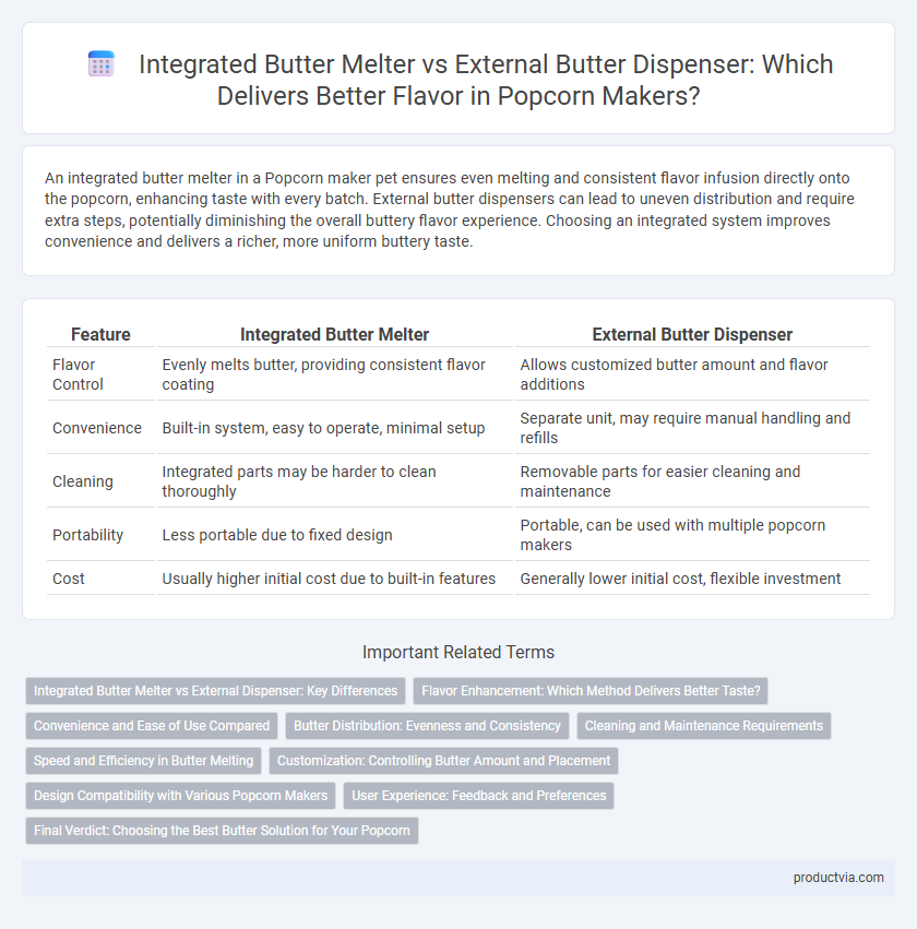 Integrated Butter Melter vs External Butter Dispenser: Which Delivers Better Flavor in Popcorn Makers?