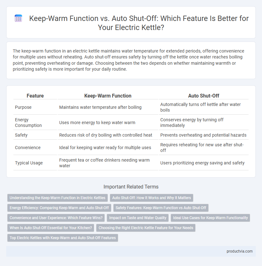 Keep-Warm Function vs. Auto Shut-Off: Which Feature Is Better for Your Electric Kettle?