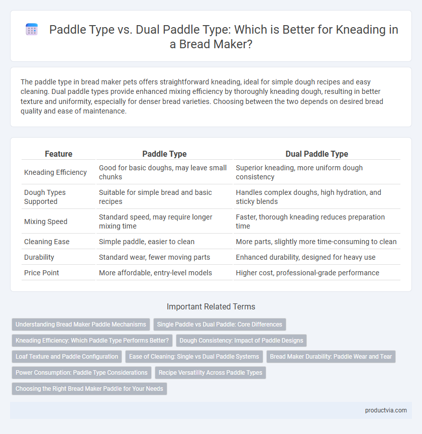 Paddle Type vs. Dual Paddle Type: Which is Better for Kneading in a Bread Maker?