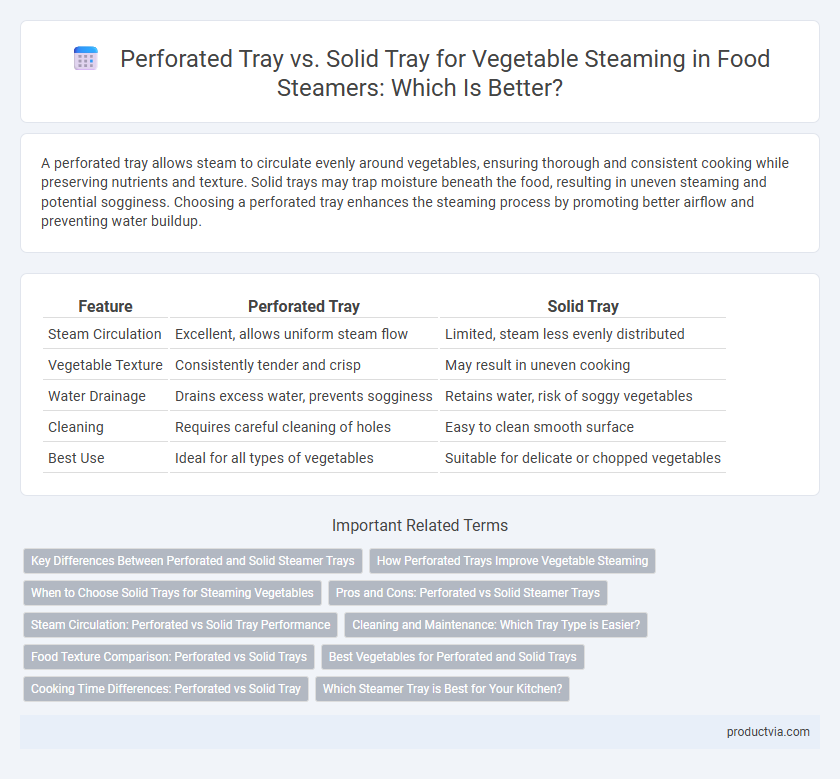 Perforated Tray vs. Solid Tray for Vegetable Steaming in Food Steamers: Which Is Better?
