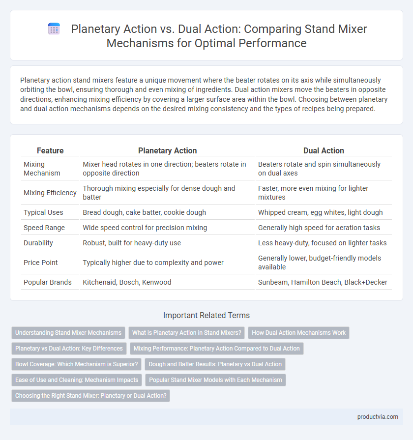 Planetary Action vs. Dual Action: Comparing Stand Mixer Mechanisms for Optimal Performance