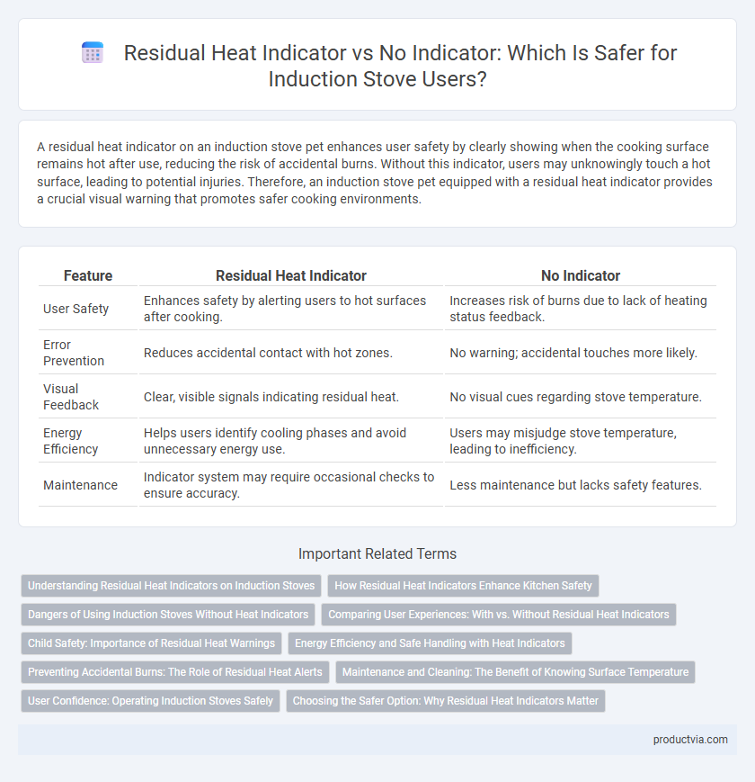 Residual Heat Indicator vs No Indicator: Which Is Safer for Induction Stove Users?