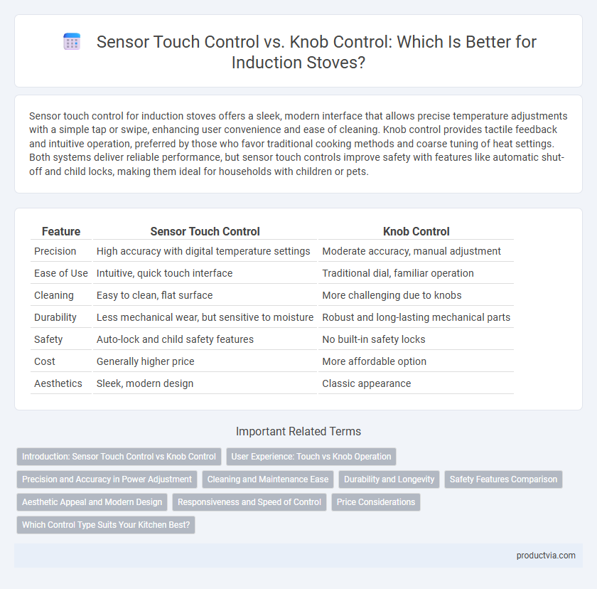 Sensor Touch Control vs. Knob Control: Which Is Better for Induction Stoves?