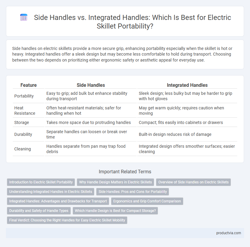 Side Handles vs. Integrated Handles: Which Is Best for Electric Skillet Portability?