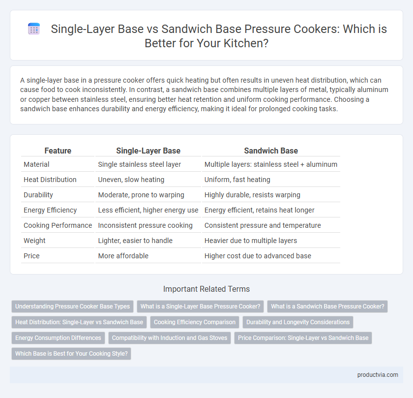 Single-Layer Base vs Sandwich Base Pressure Cookers: Which is Better for Your Kitchen?