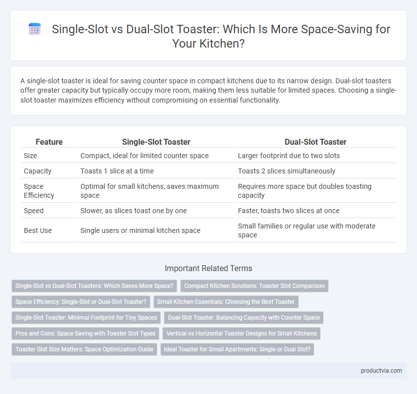 Single-Slot vs Dual-Slot Toaster: Which Is More Space-Saving for Your Kitchen?