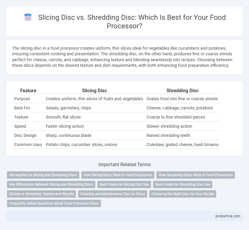 Slicing Disc vs. Shredding Disc: Which Is Best for Your Food Processor?