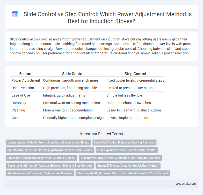 Slide Control vs Step Control: Which Power Adjustment Method is Best for Induction Stoves?