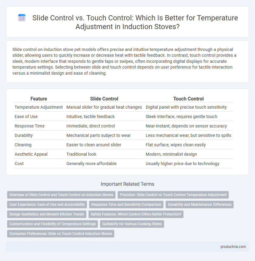 Slide Control vs. Touch Control: Which Is Better for Temperature Adjustment in Induction Stoves?