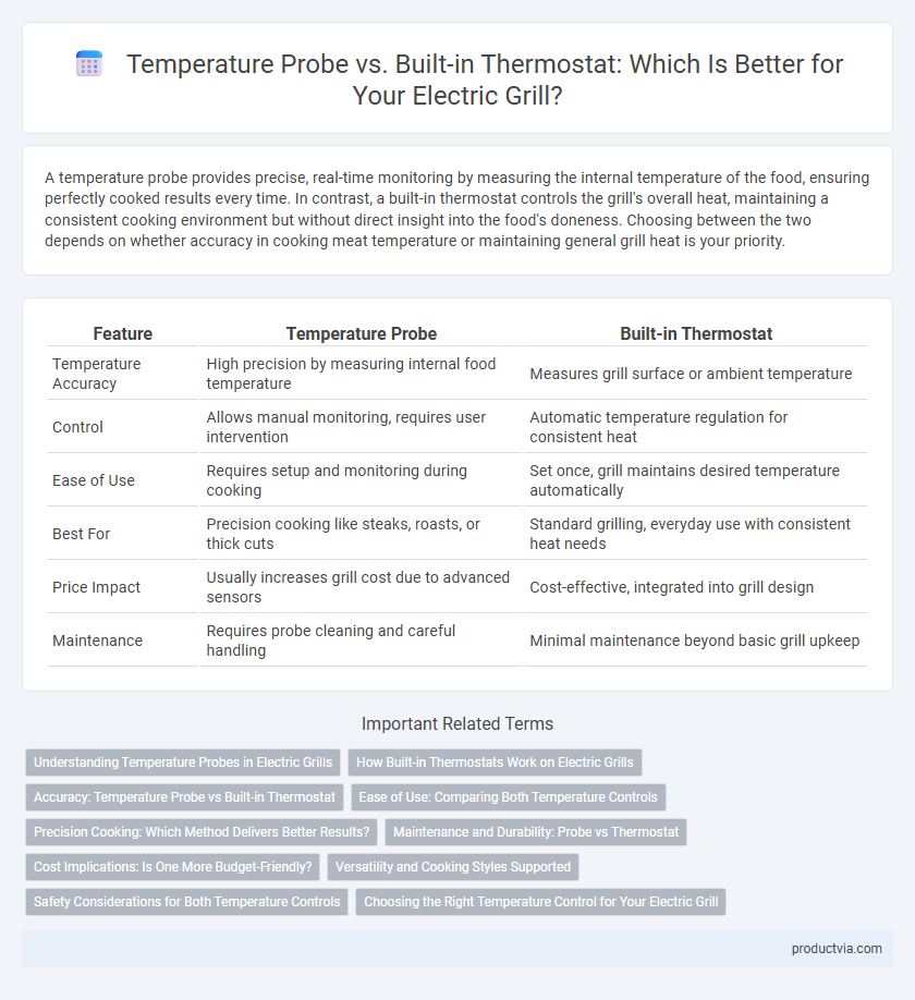Temperature Probe vs. Built-in Thermostat: Which Is Better for Your Electric Grill?