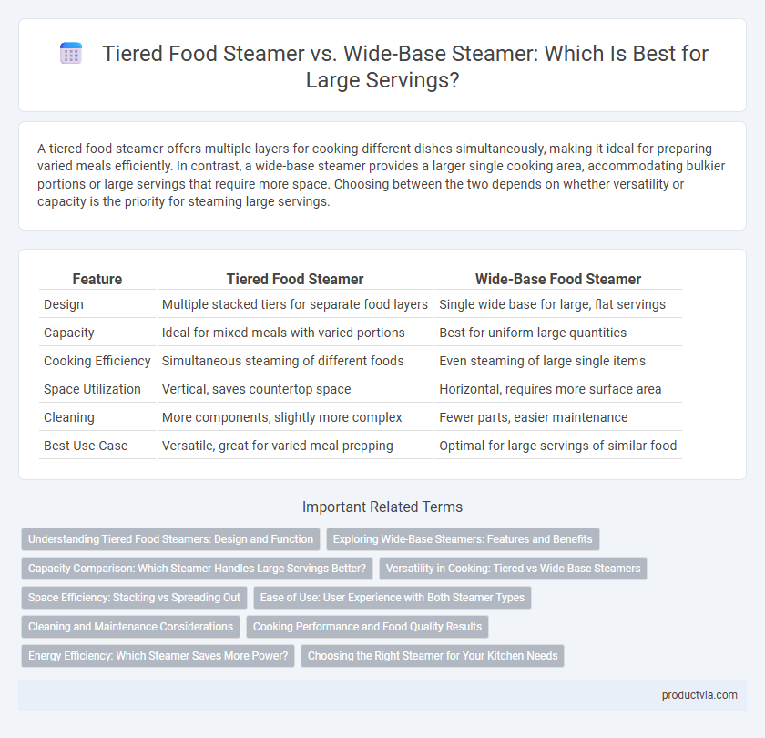 Tiered Food Steamer vs. Wide-Base Steamer: Which Is Best for Large Servings?
