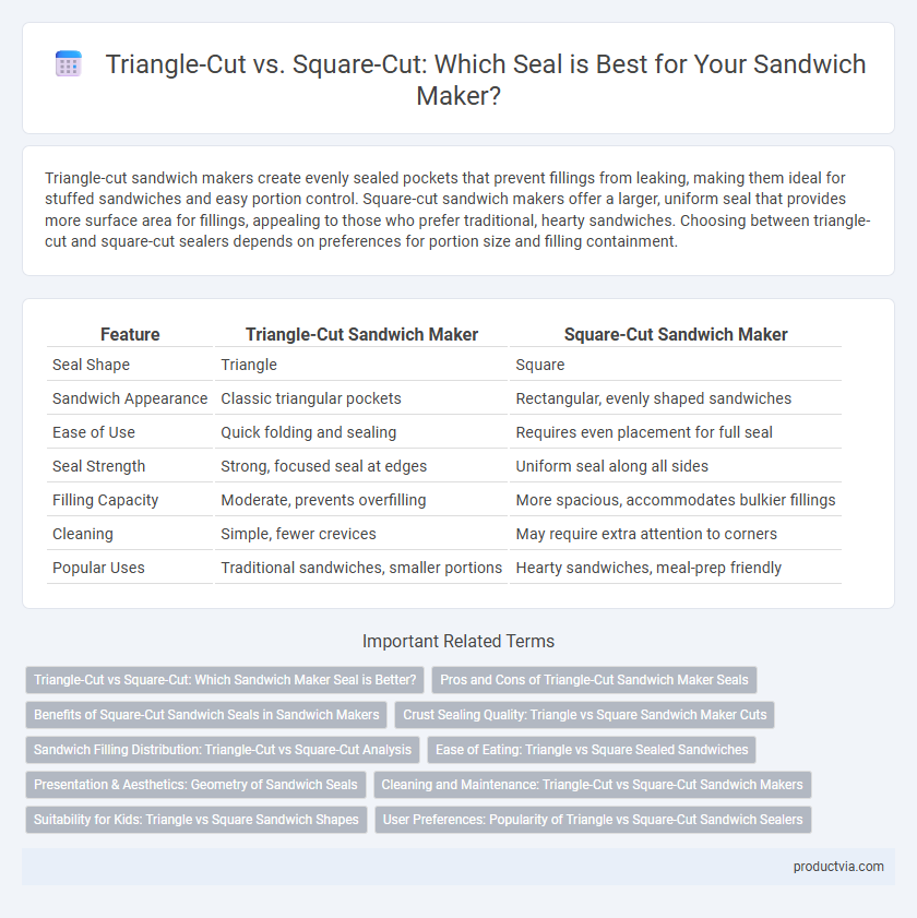 Triangle-Cut vs. Square-Cut: Which Seal is Best for Your Sandwich Maker?