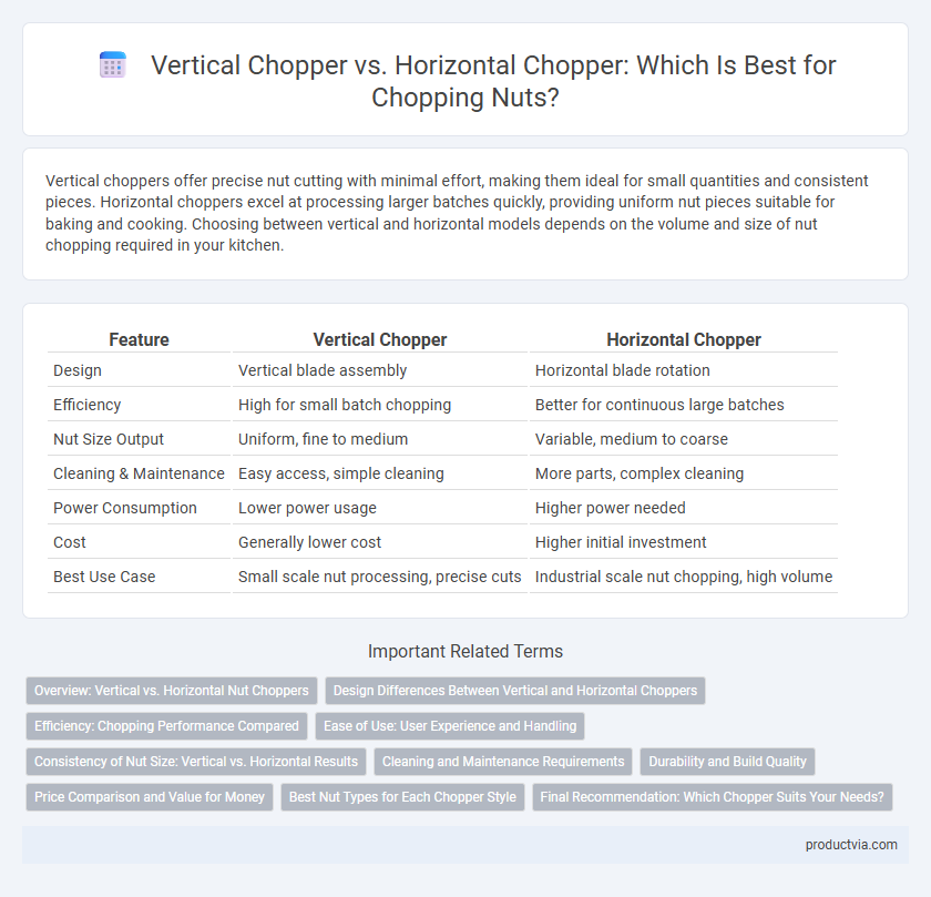 Vertical Chopper vs. Horizontal Chopper: Which Is Best for Chopping Nuts?
