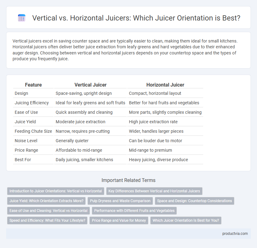 Vertical vs. Horizontal Juicers: Which Juicer Orientation is Best?