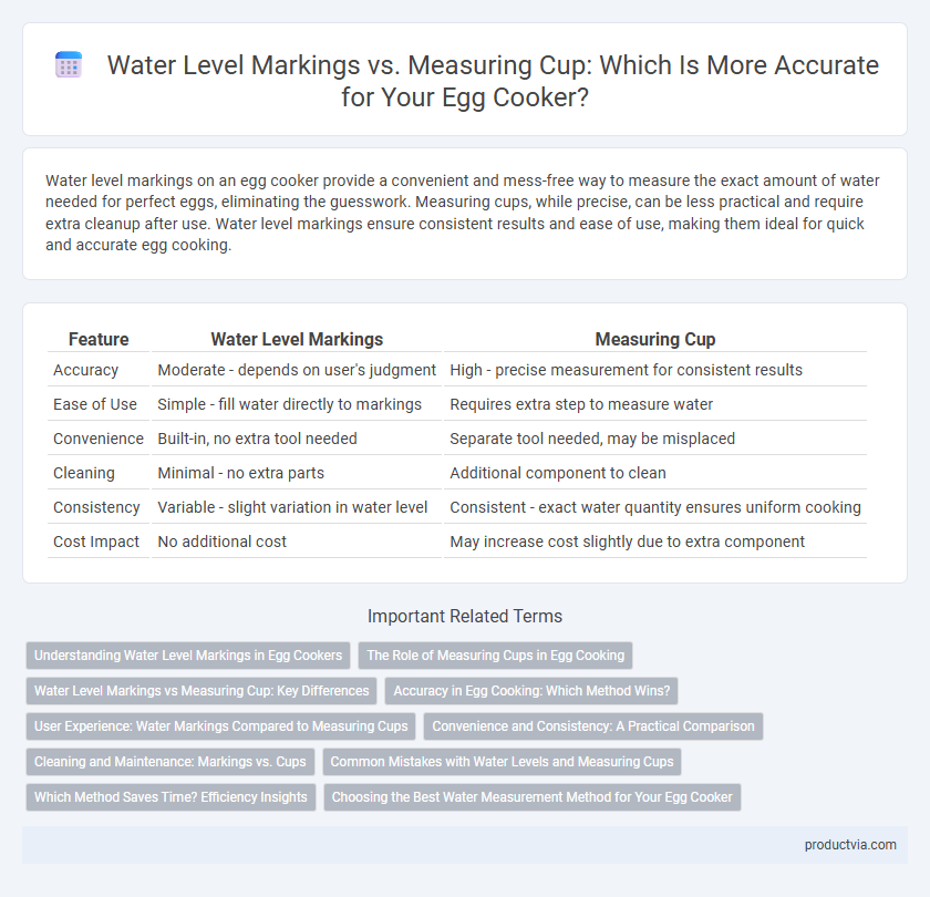 Water Level Markings vs. Measuring Cup: Which Is More Accurate for Your Egg Cooker?