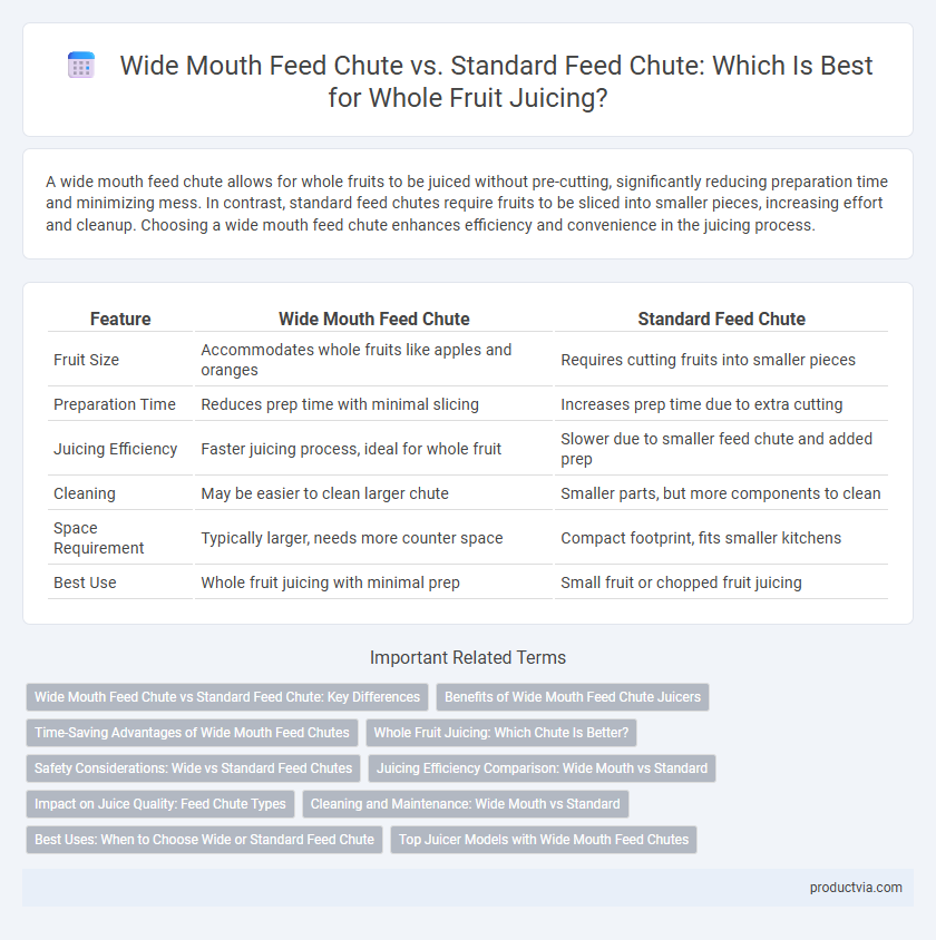 Wide Mouth Feed Chute vs. Standard Feed Chute: Which Is Best for Whole Fruit Juicing?